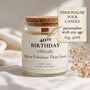 Birthday Gifts For Women Personalised Scented Candle, thumbnail 2 of 7