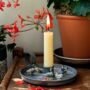 Zinc Wee Willie Winkie Candle Holder Scandi Style, thumbnail 1 of 6