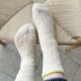 100% Cashmere Lace Socks, thumbnail 3 of 9