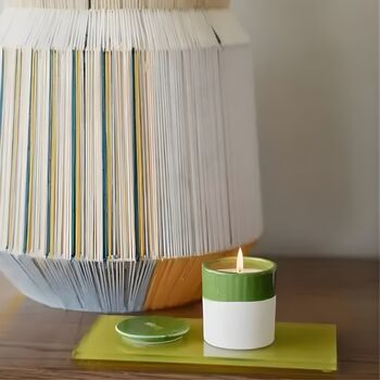 Mother’s Day Gift For Mum Mediterranean White Clay Scented Candle 'Wild Fig', 4 of 4