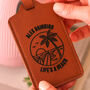 Personalised Beach Luggage Tag Travel Accessory Gift, thumbnail 2 of 3