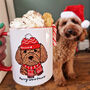 Personalised Dog Merry Woofmas Xmas Mug, thumbnail 1 of 8