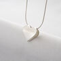 Silver Heart Necklace, thumbnail 3 of 12