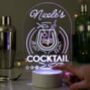 Personalised Cocktail LED Colour Changing Light, thumbnail 1 of 4