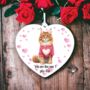 Personalised Maine Coon Cat Love Decoration B, thumbnail 1 of 2