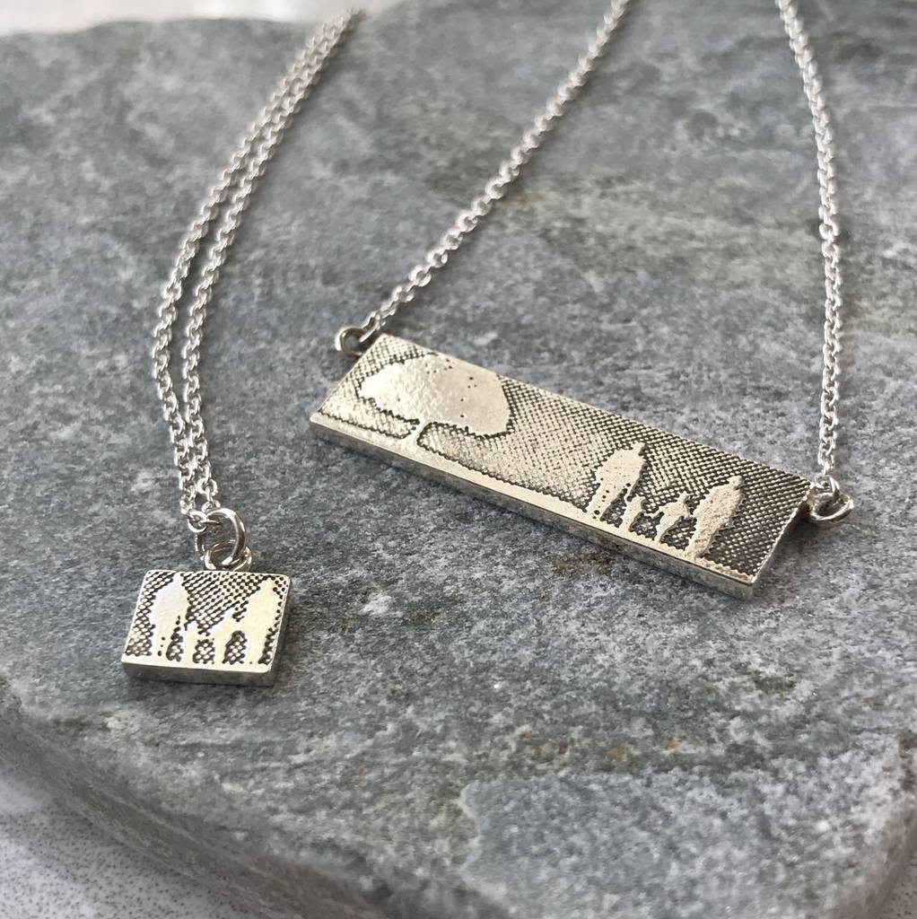 Personalised Mother And Daughter Family Necklace Set, 1 of 4