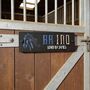 3D Horse Silhouette Stable Name Acrylic Door Sign, thumbnail 3 of 7