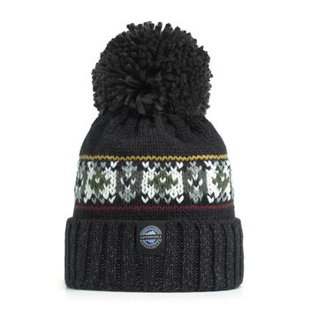 Shadow Pine Fairisle Knit Hat, 3 of 6