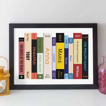 Personalised Family Gift Books Print, 9 of 10