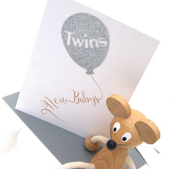 It's Twins New Baby's Card, 2 of 4