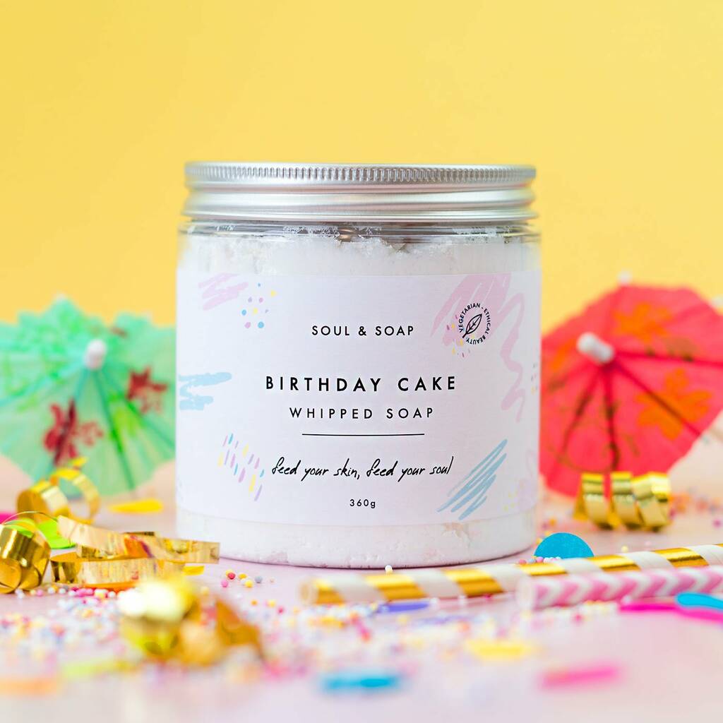 Birthday Cake Whipped Soap, 1 of 4