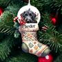 Personalised Kerry Blue Christmas Stocking Bauble, thumbnail 1 of 2
