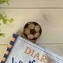 Children’s Personalised Football Bookmark, thumbnail 3 of 4