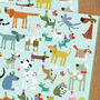 Dogs Wrapping Paper Two Sheets, thumbnail 2 of 5