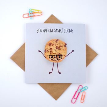 Smart Cookie Greeting Card, 2 of 2