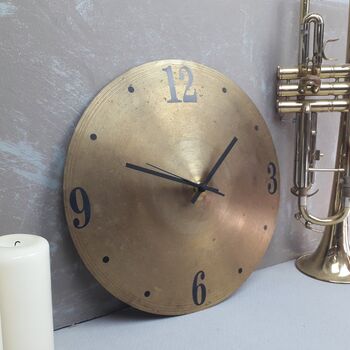 Real Cymbal Clock 14' Inch, 2 of 5