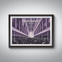 Printworks London Travel Poster Art Print, thumbnail 1 of 8