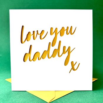 Love You Father's Day Card, 2 of 4