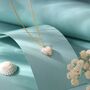 Sterling Silver Heart Baroque Pearl Pendant Necklace, thumbnail 2 of 12