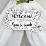 Personalised Wedding Wooden Hanging Sign, thumbnail 6 of 8