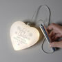 Personalised Merry Christmas LED Glass Heart, thumbnail 3 of 4