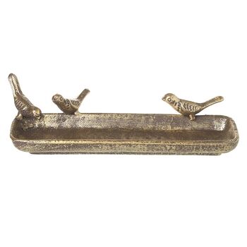 Metal Tray For Keys With Bird Decoration, 4 of 4