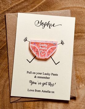 Personalised Lucky Pants Card, 2 of 4
