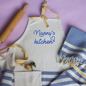 Personalised Cotton Apron, Tea Towels, Anniversary Gift, 7 of 12