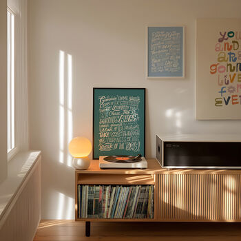 Gimme Gimmie Gimmie, Abba Lyrics Print, Disco Print, 4 of 9
