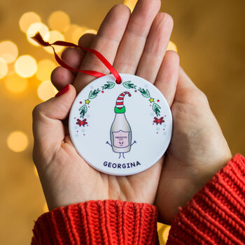 Personalised Drink Christmas Tree Decoration, 10 of 11