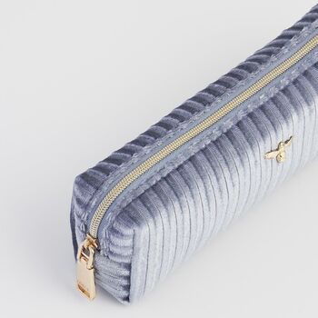 Blue Corduroy Velvet Pencil Case, 5 of 5