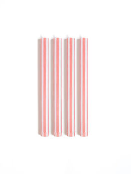 Stripe Dinner Candles Single Colours, 5 of 8