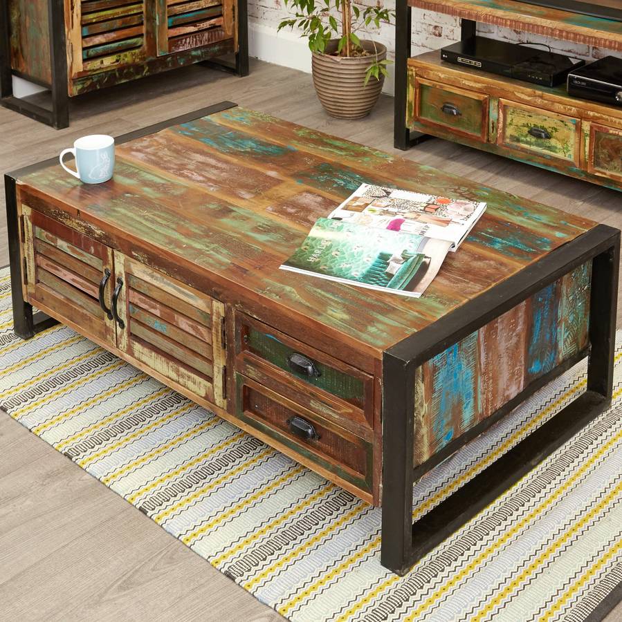 Shoreditch Storage Coffee Table With Drawers By The