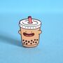 Bubble Tea Enamel Pin | Cute Pin Badges, thumbnail 4 of 5