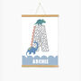 Personalised Children's Dinosaur Initial And Name Print, thumbnail 3 of 6