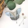 Memorial Lapel Pin, Memory Butterfly Made From Clothes, thumbnail 4 of 12