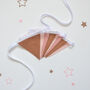 Pink Felt Bunting Girls Nursery Decor, thumbnail 2 of 6