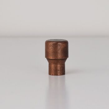 Aged Copper Raised Dimple Knob, 2 of 5