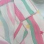 Christmas Pyjama Gift Set – Striped Pastel Pjs And Eye Mask – Ideal For Her And Teens, thumbnail 4 of 10