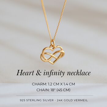 Next Chapter Infinity Heart Necklace – Fresh Start And New Beginnings Gift, 2 of 11