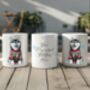 Personalised Husky In Christmas Jumper Mug, thumbnail 2 of 2