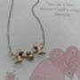 Love Birds Bronze Pendant Necklace, thumbnail 1 of 4