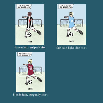 Personalised Football Print, 3 of 3