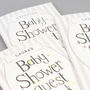 Personalised Baby Shower Soft Cover Guest Book, thumbnail 2 of 8