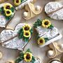 Sunflower Biscuit Wedding Favours, thumbnail 2 of 3