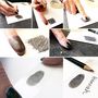 Fingerprint Ingot Pendant With Oval Shaped Prints, thumbnail 9 of 10