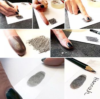 Fingerprint Ingot Pendant With Oval Shaped Prints, 9 of 10