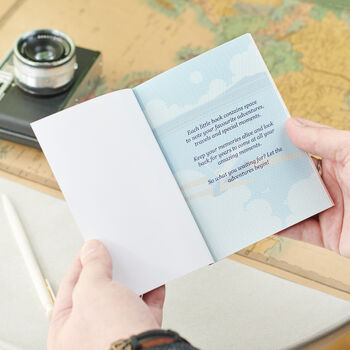 Personalised Couples Memory Pocket Passport Journal, 3 of 7