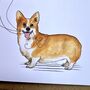 Corgi Father's Day Card, thumbnail 2 of 3