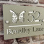 Personalised Butterfly Design House Acrylic Number Sign, thumbnail 5 of 12